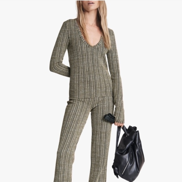 rag & bone Raimi Striped Top - Picture 1 of 8